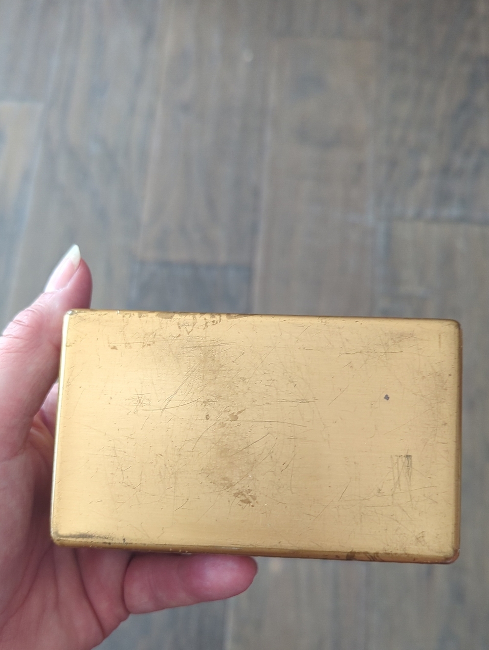 Vintage 1951 CERTINA EA Watch Box Art Deco Style Brass - Picture 4 of 9